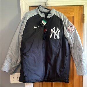 Nike Black and Gray Bomber Jacket